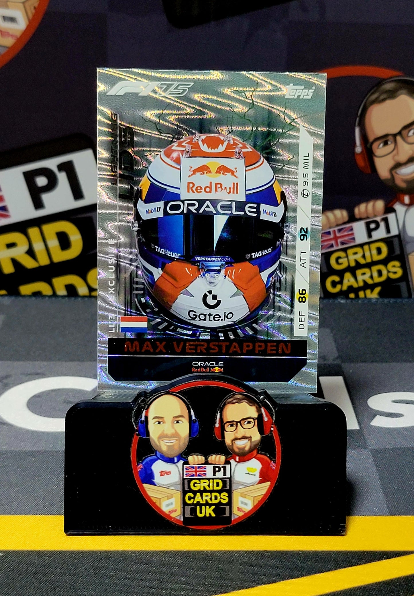 Max Verstappen Lightning Lids LL3 - Topps UK F1 Turbo Attax 2025