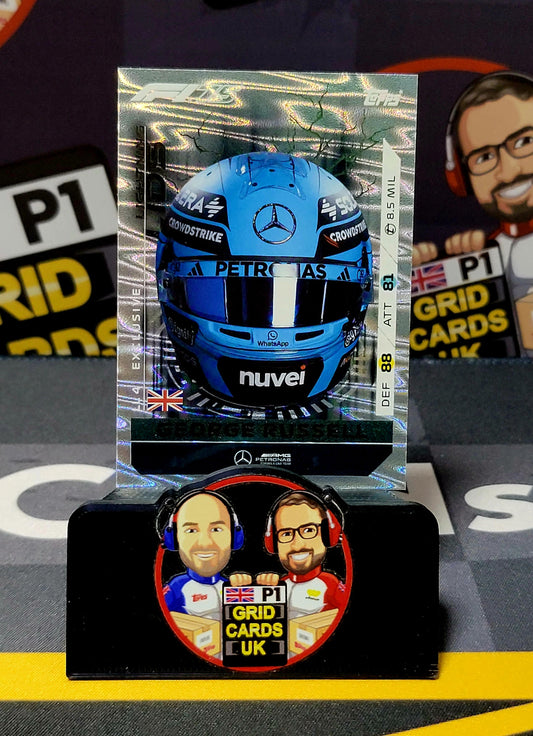 George Russell Lightning Lids LL4 - Topps UK F1 Turbo Attax 2025