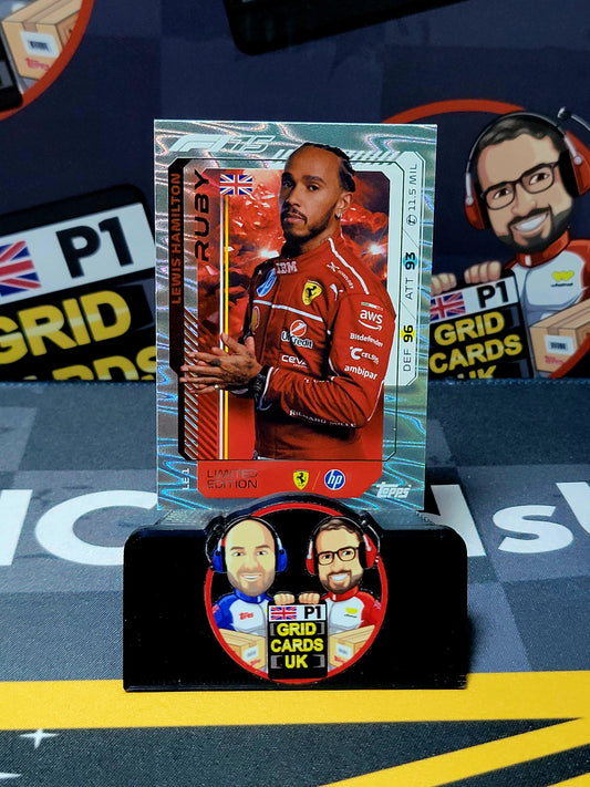 Lewis Hamilton Ruby LE1 - Topps UK F1 Turbo Attax 2025