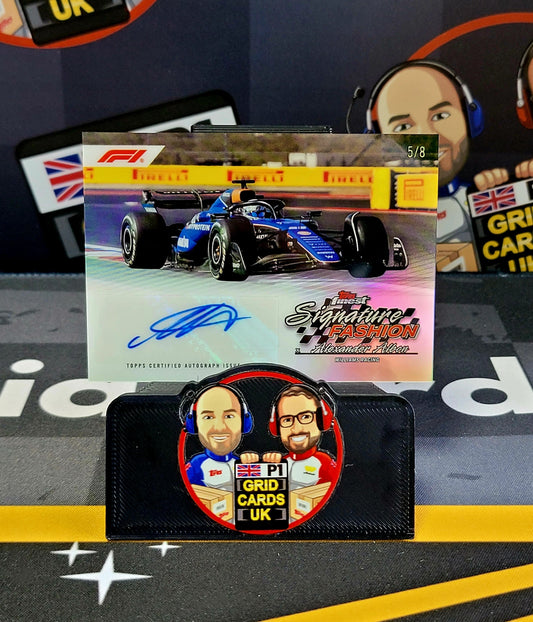 Alexander Albon 5/8 Auto - Topps F1 Finest 2024