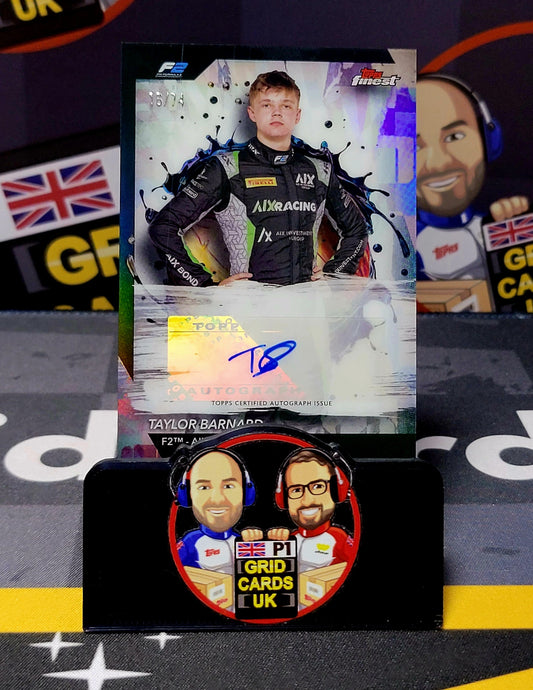 Taylor Barnard 16/74 Auto - Topps F1 Finest 2024