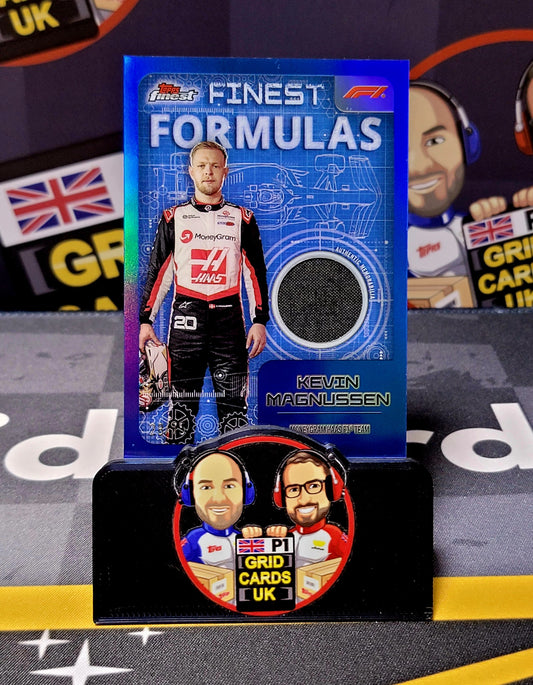 Kevin Magnussen 28/75 Blue Relic - Topps F1 Finest 2024