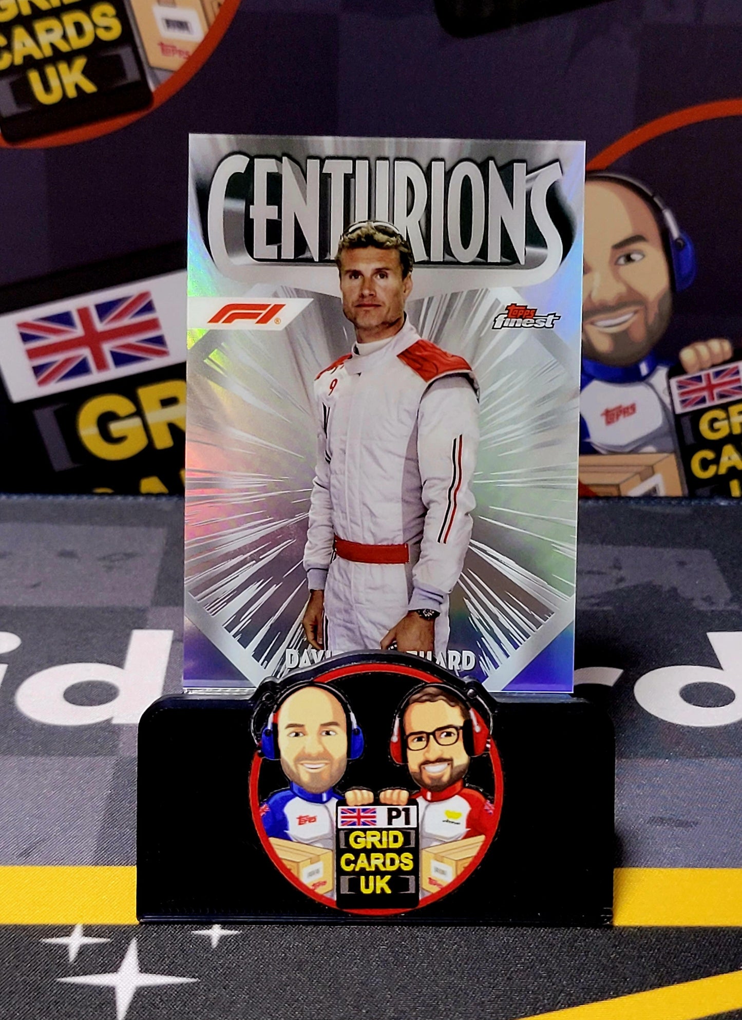 David Coulthard Case Hit #21/Centurions - Topps F1 Finest 2024