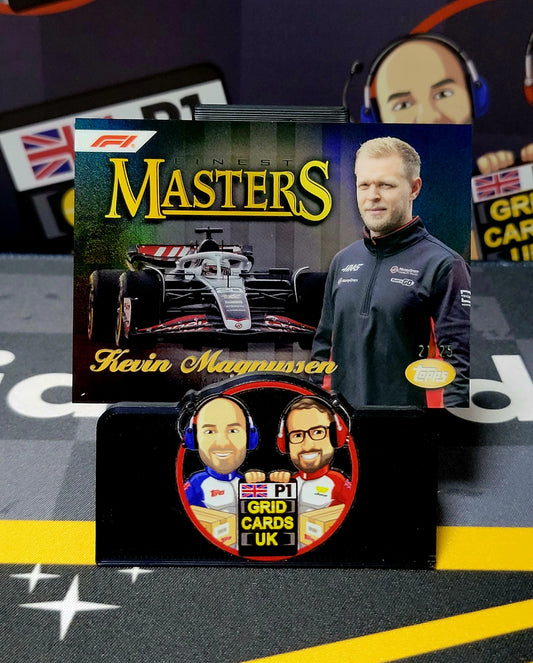Kevin Magnussen 21/25 Black #8/Masters - Topps F1 Finest 2024