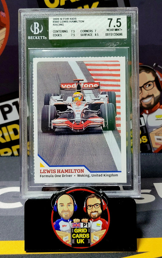 Lewis Hamilton    - BGS 7.5 #360 - 2009 Sports Illustrated Kids - Graded Slab Cert: 15135686