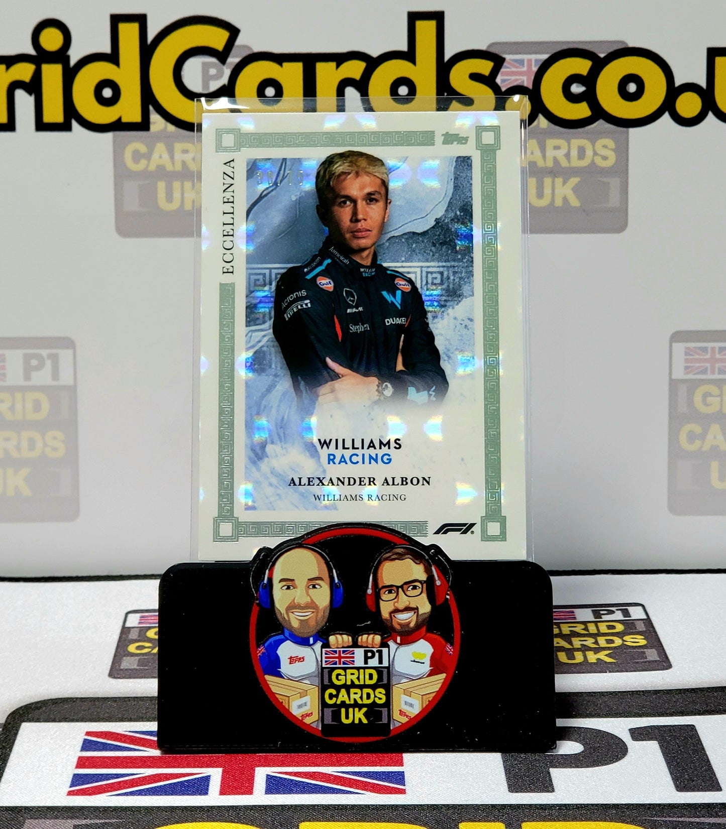 Alexander Albon 38/75 Grey - Topps Eccellenza F1 2023