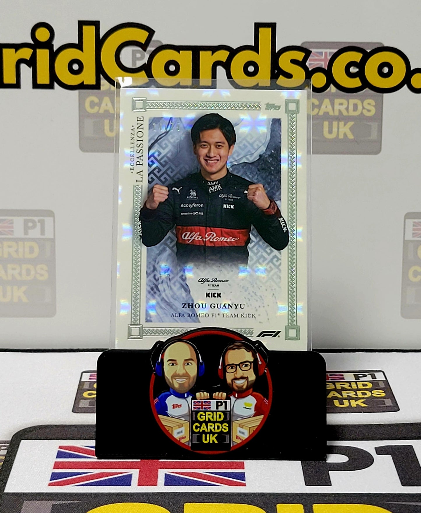 Zhou Guanyu 14/75 Grey La Passione - Topps Eccellenza F1 2023