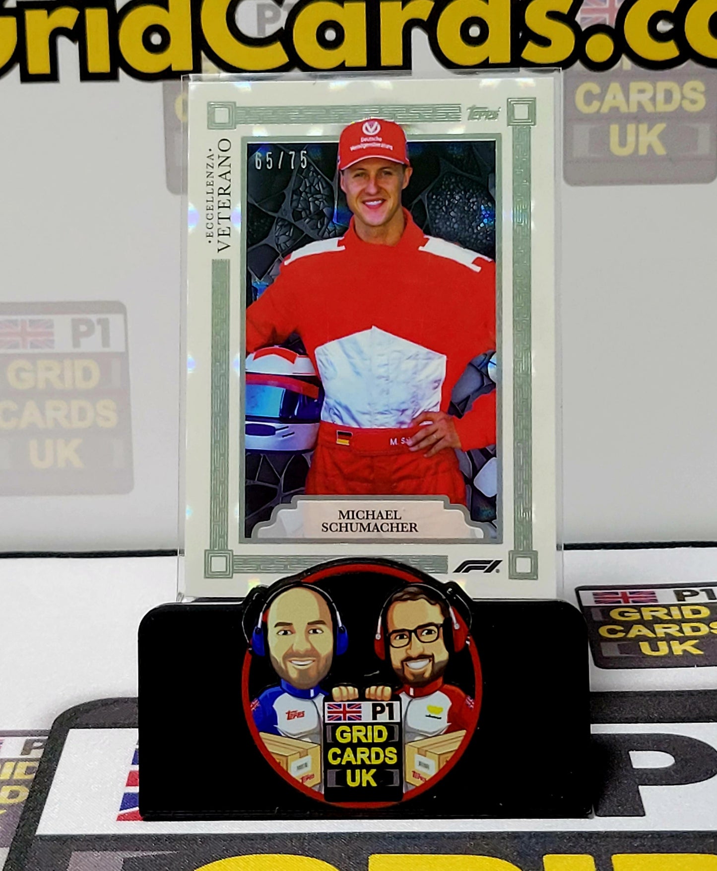 Michael Schumacher 65/75 Grey Veterano - Topps Eccellenza F1 2023