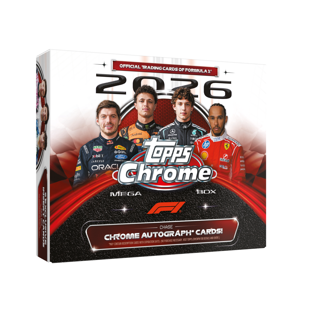 Topps F1 Chrome 2026 Mega Box - New & Sealed