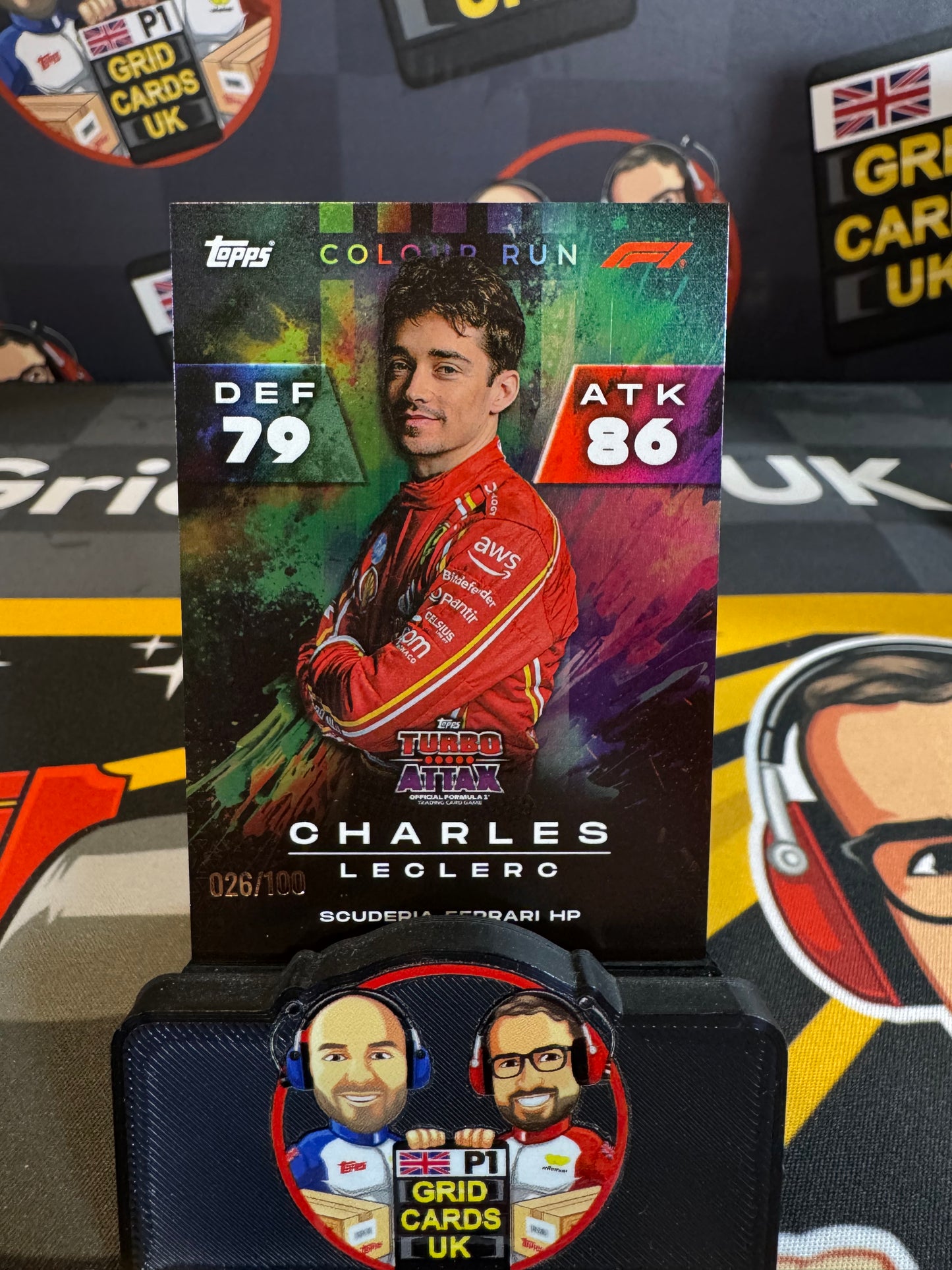 Topps Colour Run Exclusive F1 Cards