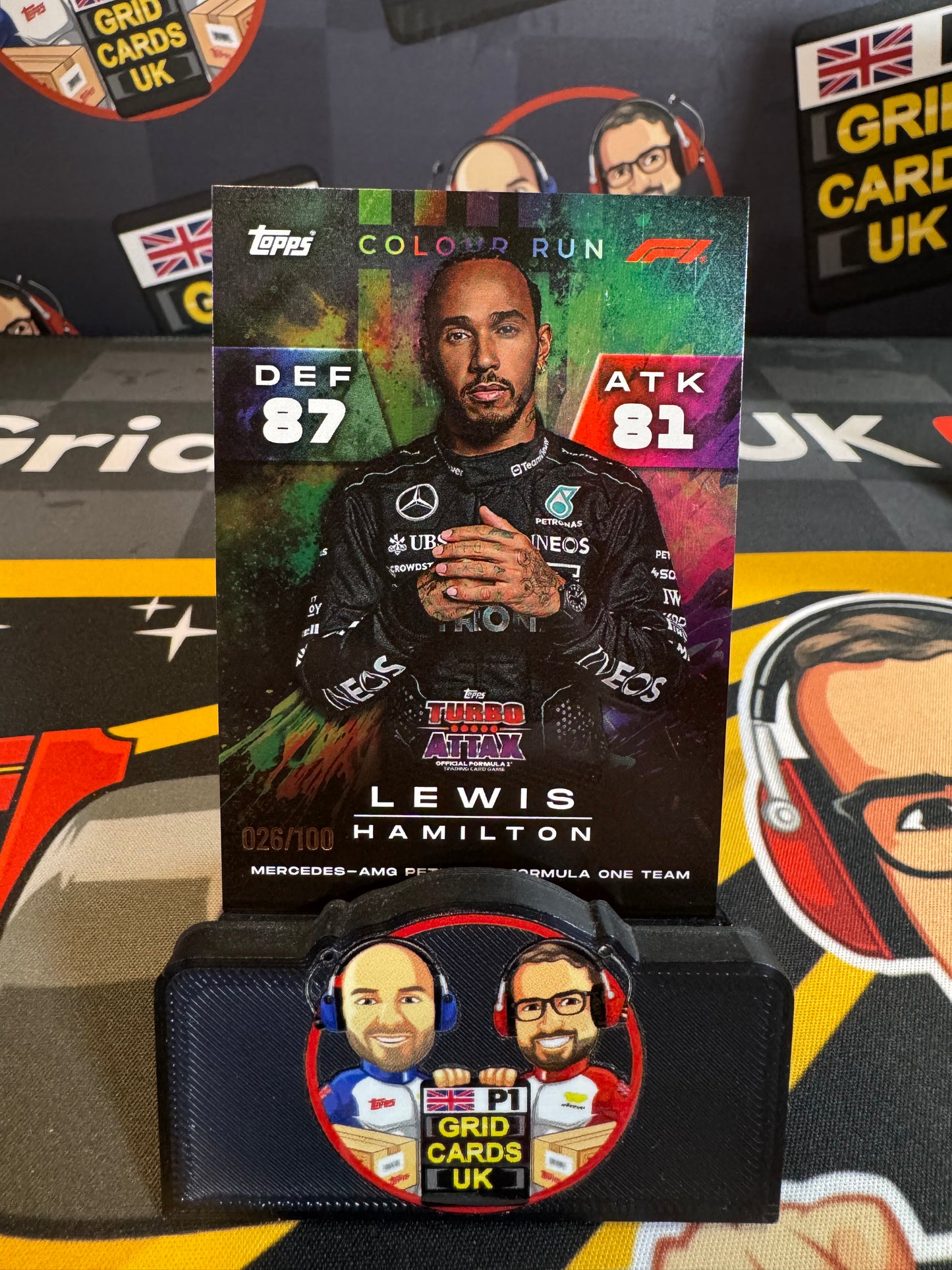 Topps Colour Run Exclusive F1 Cards