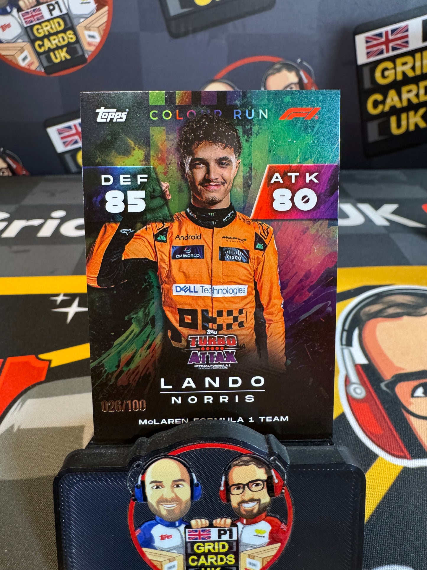Topps Colour Run Exclusive F1 Cards