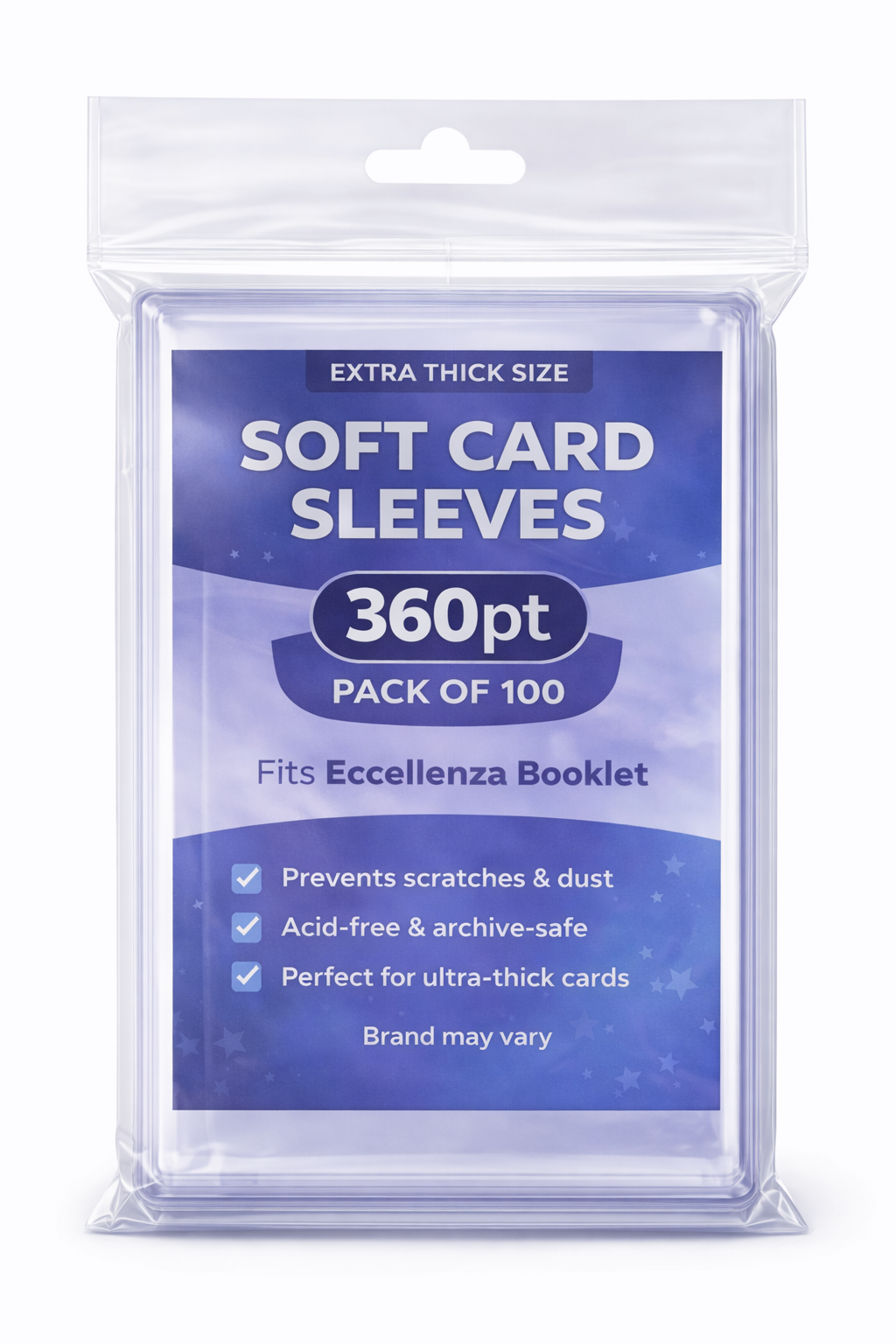 Soft Card Sleeves - Extra Thick Size 360pt