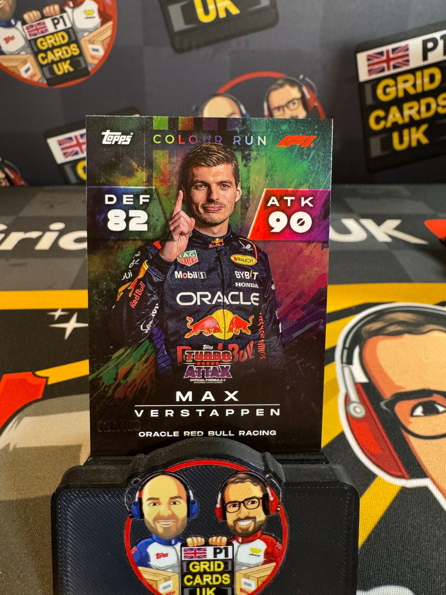 Topps Colour Run Exclusive F1 Cards