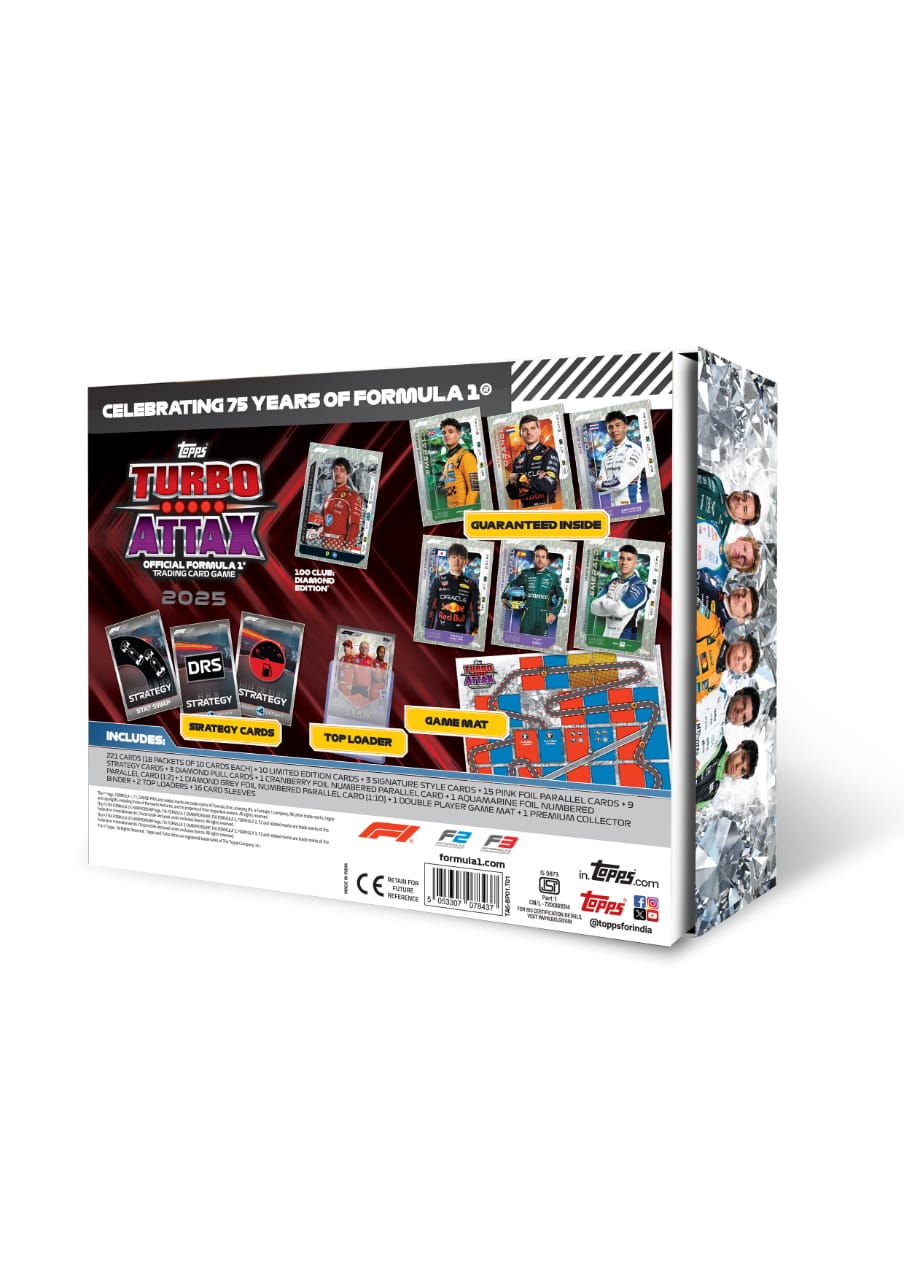 Bonanza Box – Topps India F1 Turbo Attax 2025 (Ships 10th September)