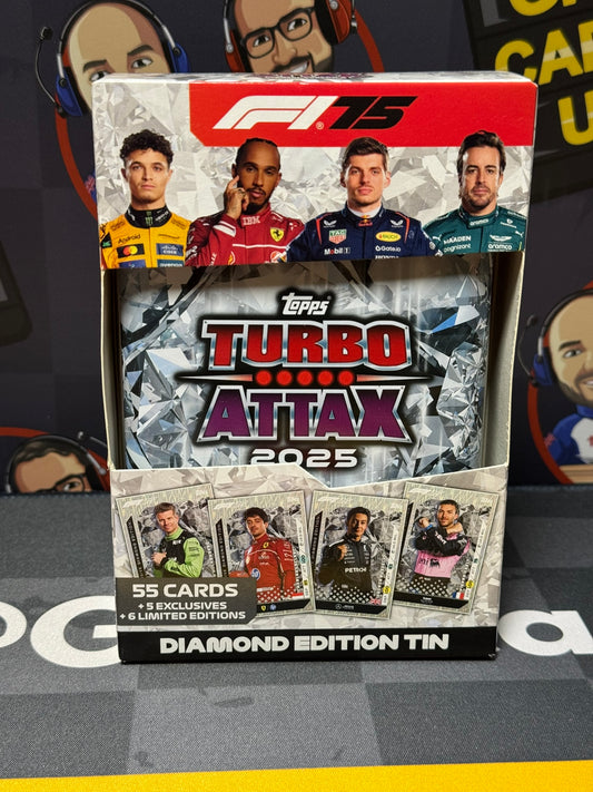 Topps F1 Turbo Attax 2025 Mega Tin (Diamond Edition - Relic Chance)