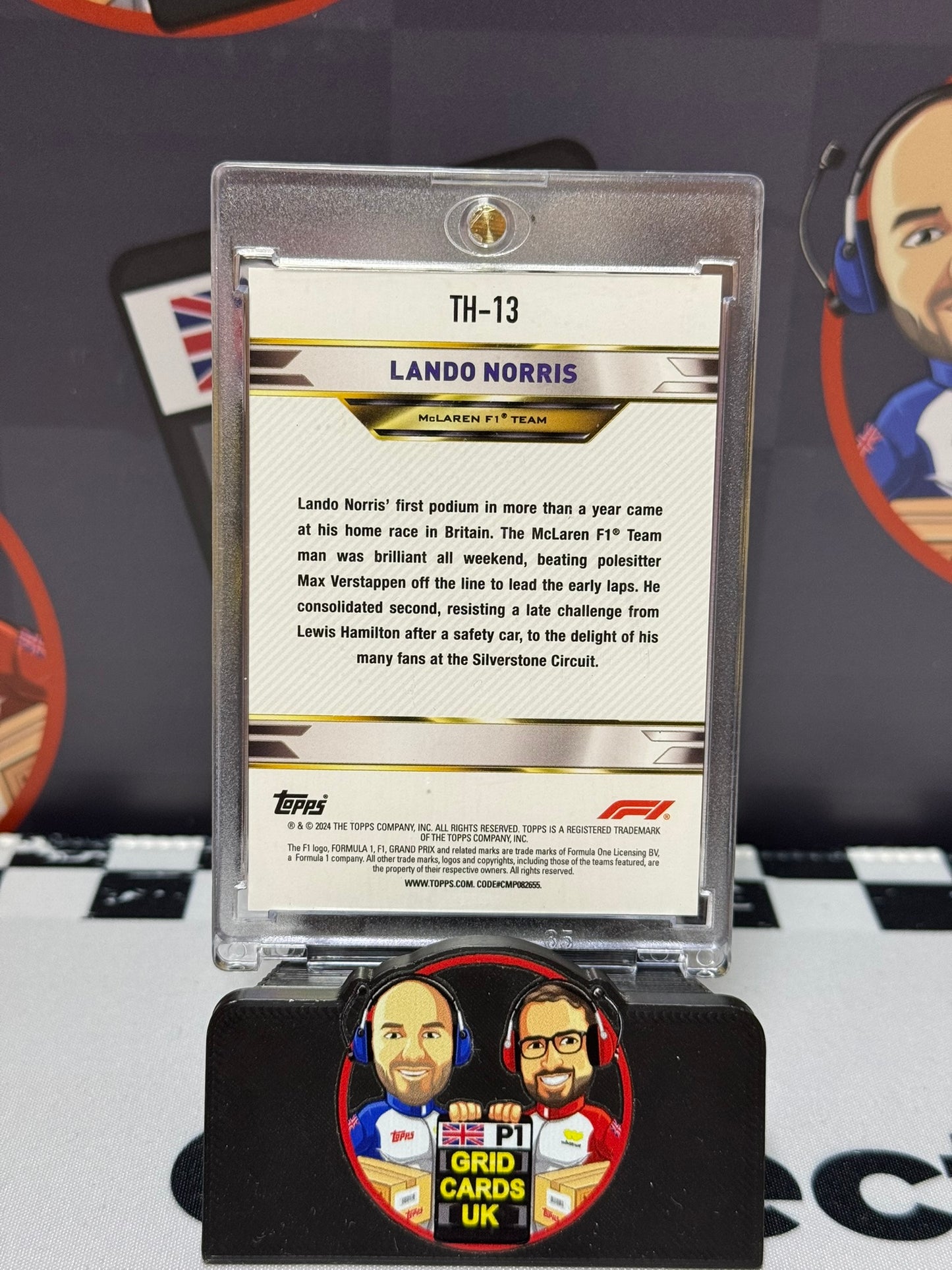 Lando Norris Trophy Hunters - Topps 2024 Paddock Pass