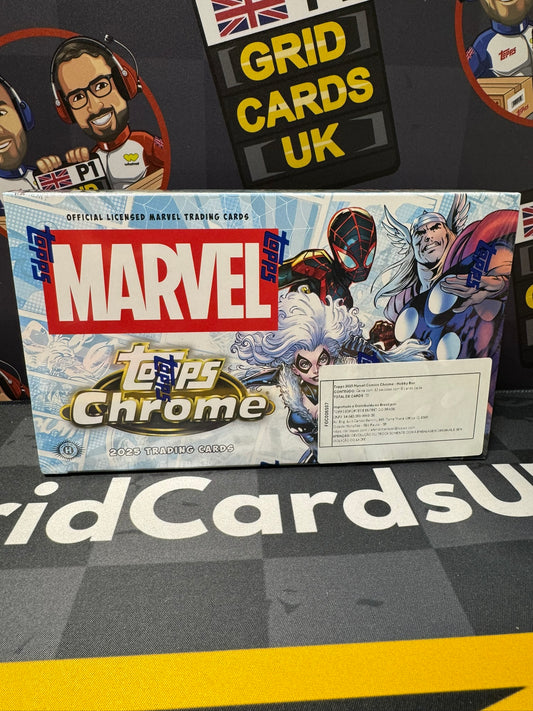 Topps Marvel Comics 2025 Chrome Hobby Box (New & Sealed)