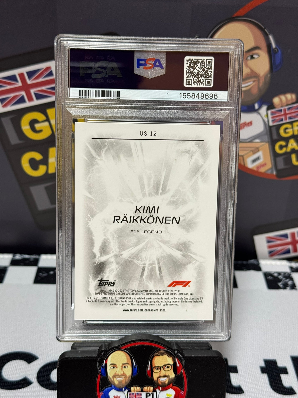 Kimi Raikkonen Ultrasonic - Topps Chrome 2025 - PSA 10