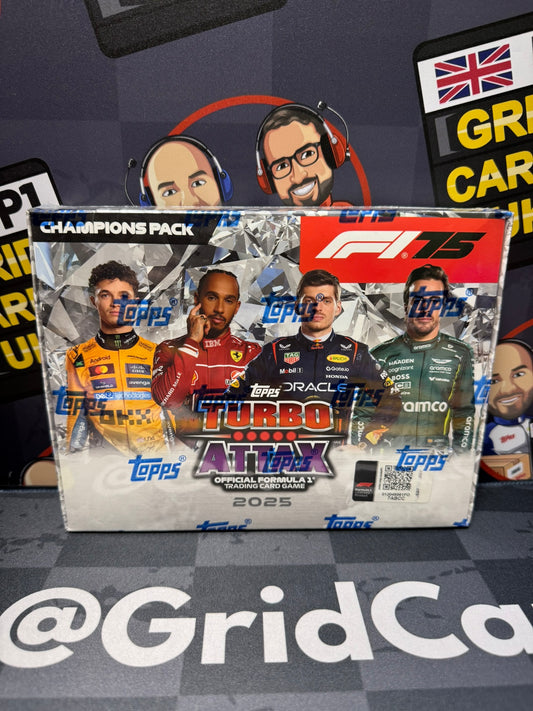 Champions Pack Box – Topps India F1 Turbo Attax 2025 (New & Sealed)