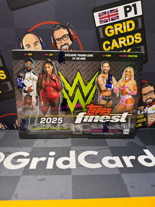 Topps Finest WWE 2025 – Hobby Box (2 Auto per Box) NEW & Sealed