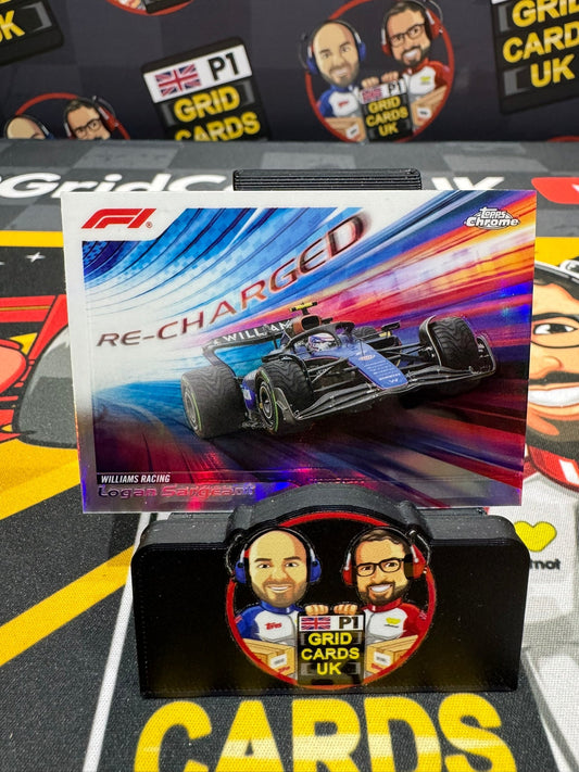 Topps F1 Chrome 2024 - Re-charged Insert Refractor Base Cards