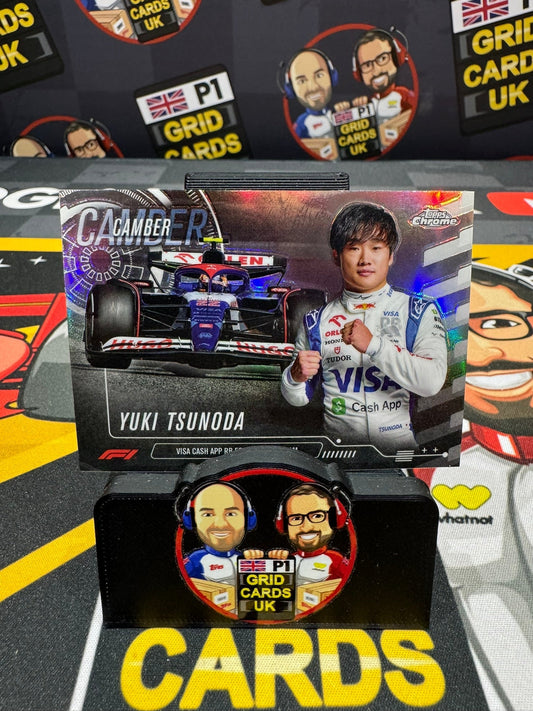 Topps F1 Chrome 2024 - Camber Insert Refractor Base Cards