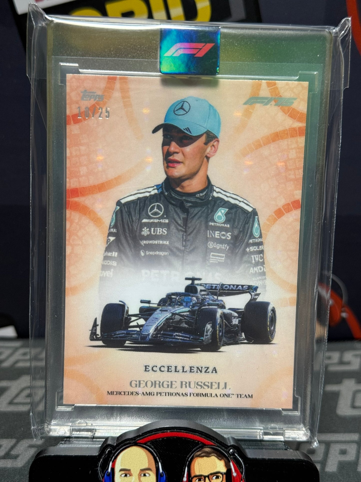 George Russell Centurione 10/25 Orange - Topps F1 Eccellenza 2025