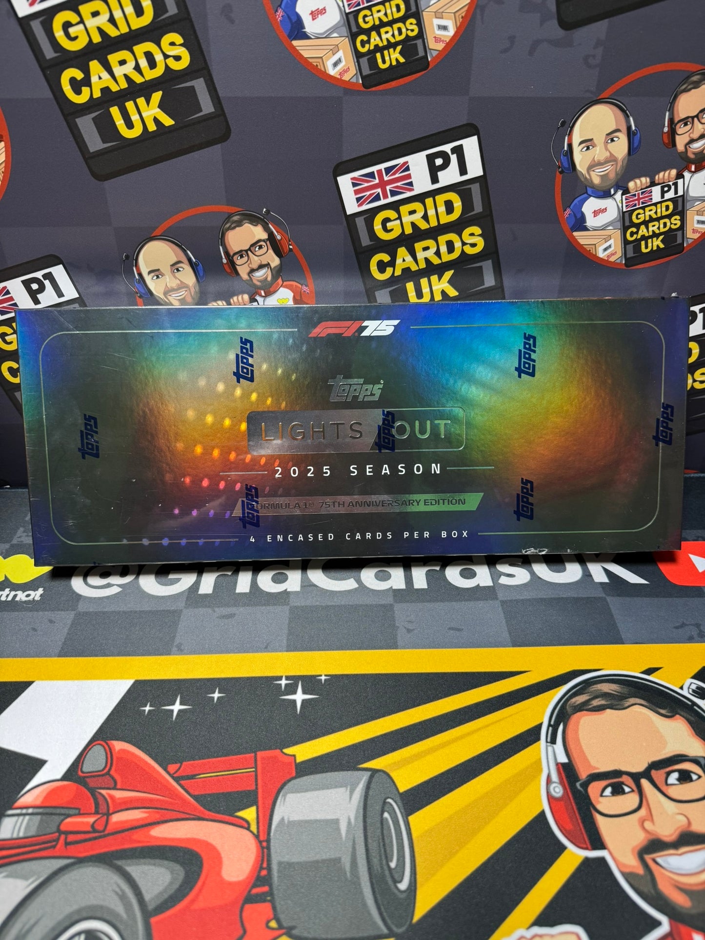Topps F1 Lights Out 2025 – 75th Anniversary Sealed Box