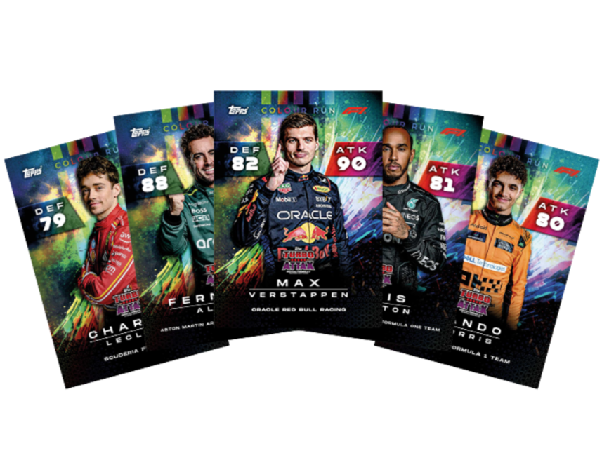 Topps Colour Run Exclusive F1 Cards