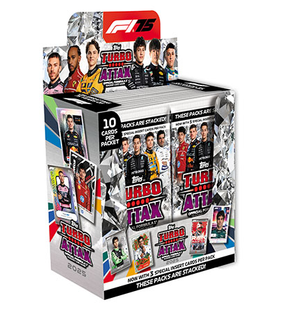 Topps F1 Turbo Attax 2025 Display Box (24 Packets) NEW UK Edition