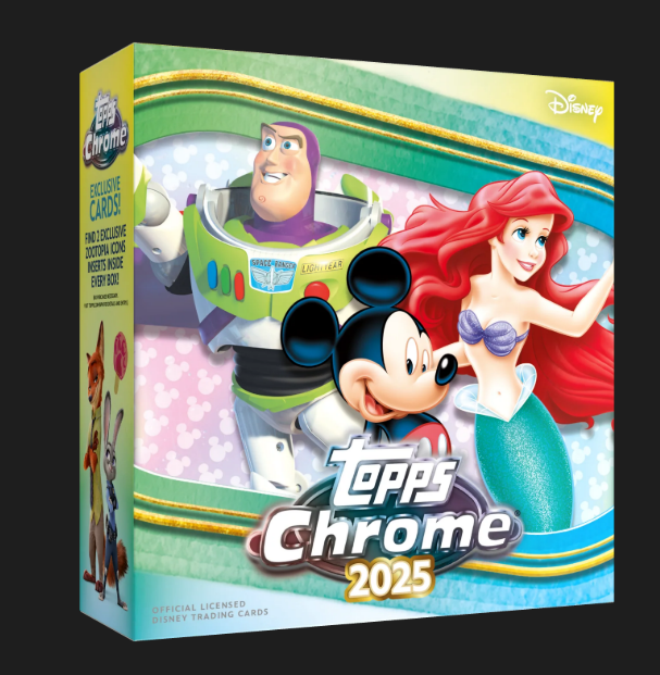 Topps Chrome Disney 2025 – Mega Box (New & Sealed)