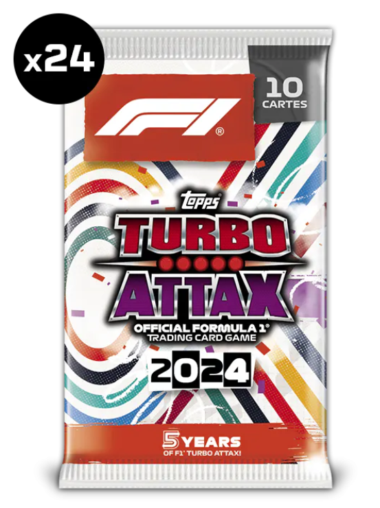 Topps F1 Turbo Attax 2024 – Display Box - UK Edition (New & Sealed)