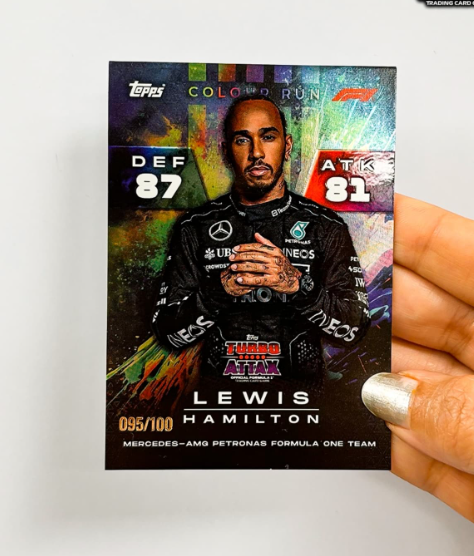 Topps Colour Run Exclusive F1 Cards