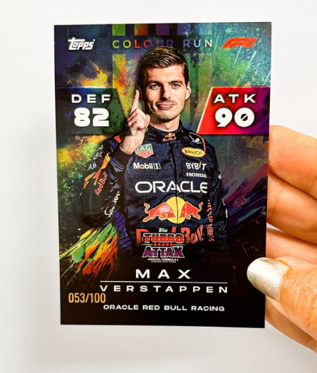 Topps Colour Run Exclusive F1 Cards