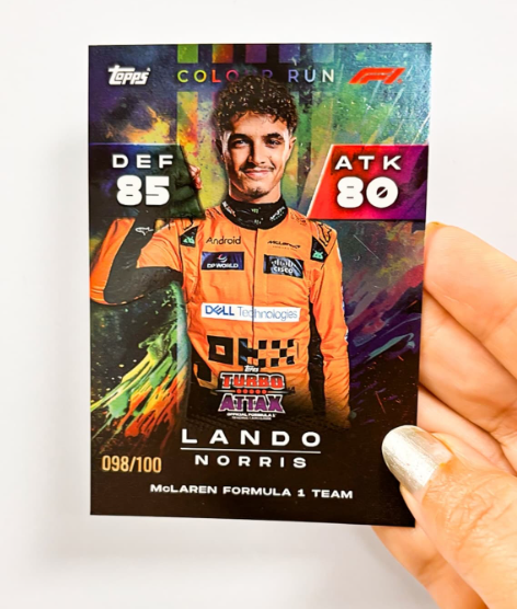Topps Colour Run Exclusive F1 Cards