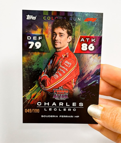 Topps Colour Run Exclusive F1 Cards
