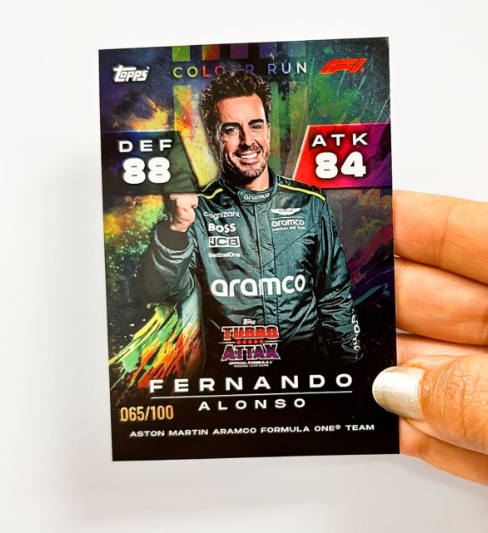 Topps Colour Run Exclusive F1 Cards
