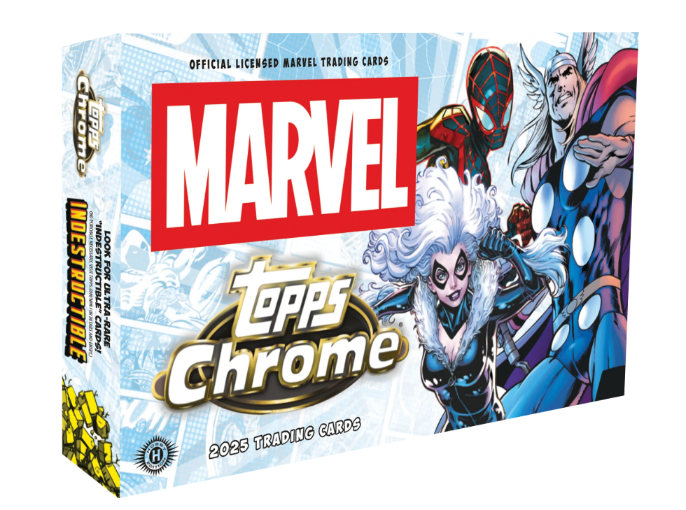 2025 Topps Marvel Comics Chrome Hobby Box (New & Sealed)