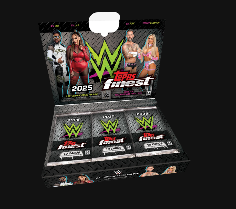 Topps Finest WWE 2025 – Hobby Box (2 Auto per Box) NEW & Sealed