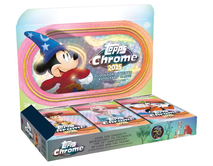 Topps Chrome Disney 2025 – Hobby Box (NEW & Sealed)
