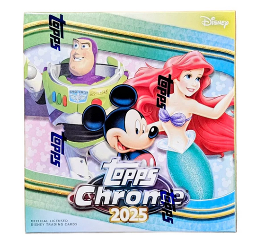 Topps Chrome Disney 2025 – Mega Box (New & Sealed)