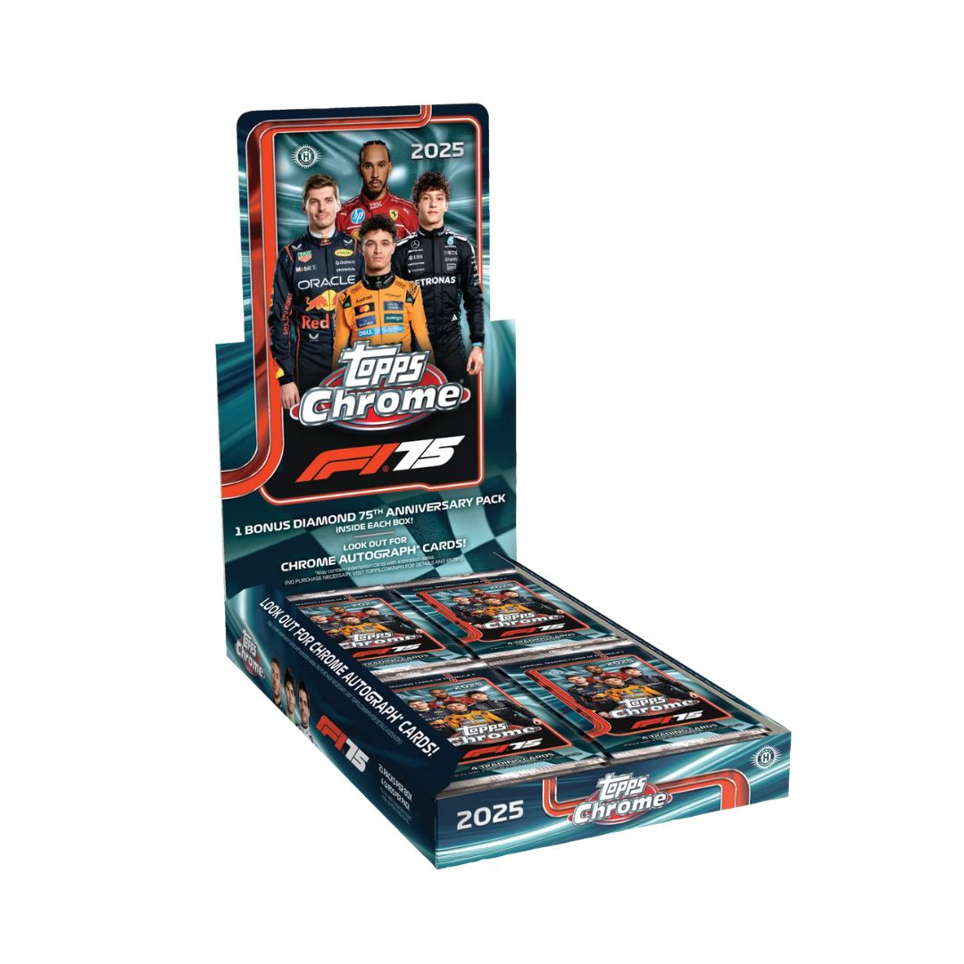 Topps F1 Chrome 2025 - Hobby Box - New & Sealed (Ships 22nd Jan)