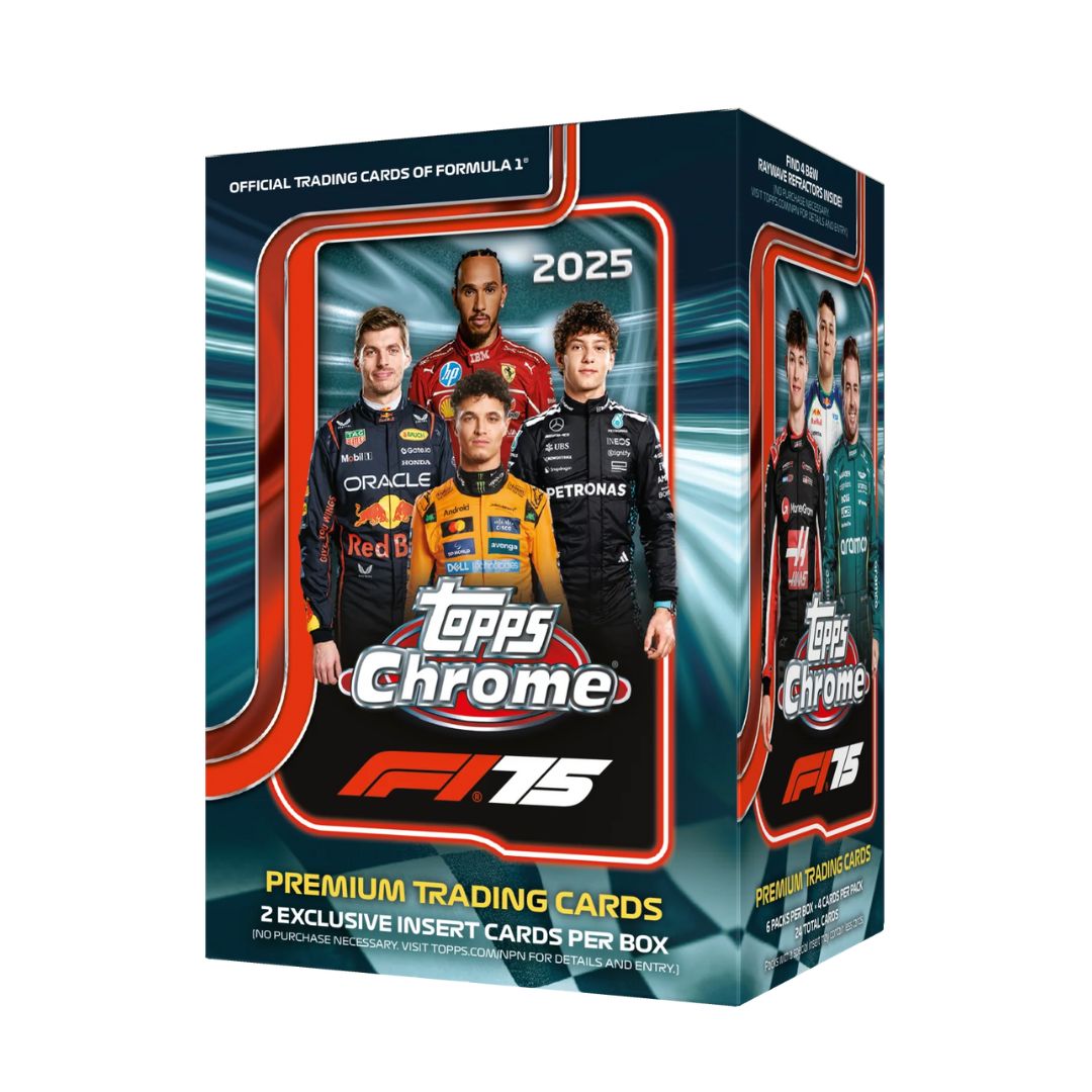 Topps F1 Chrome 2025 - Value Blaster Box - New & Sealed (Ships 22nd Jan)