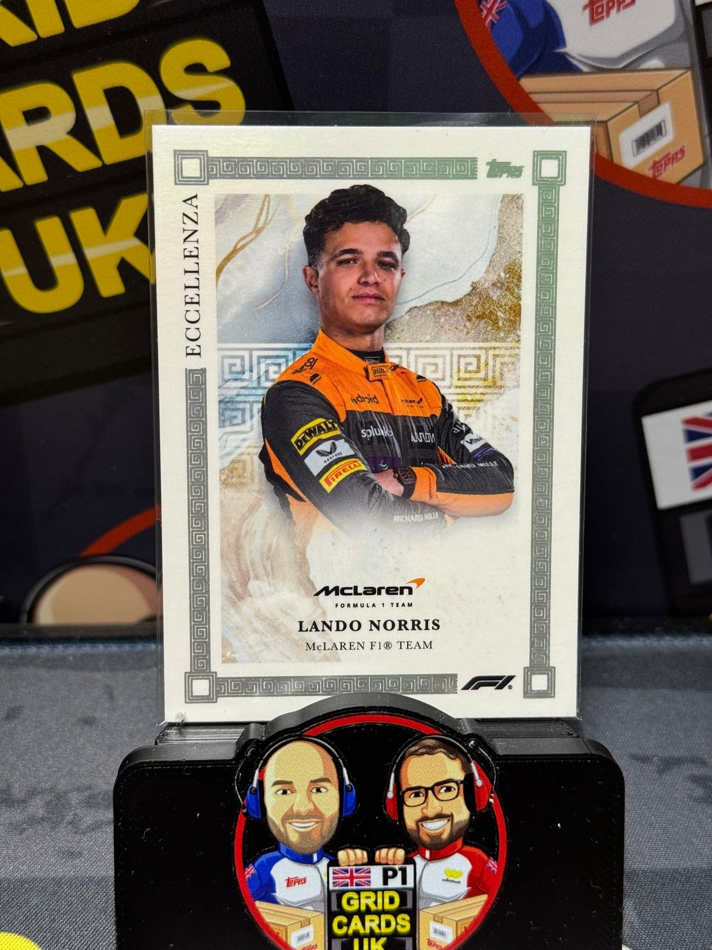 Lando Norris Base Portrait - Topps F1 Eccellenza 2023