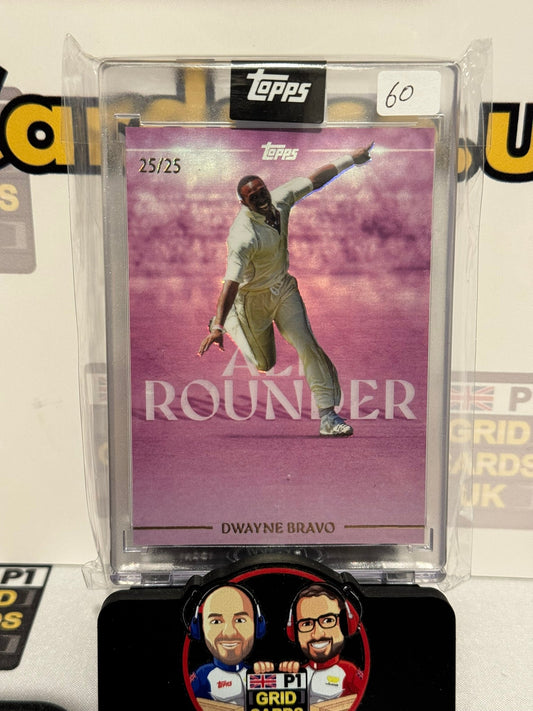 Dwayne Bravo Purple 25/25 - Topps Cricket Legends 2025