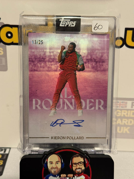 Kieron Pollard 13/25 Auto Purple - Topps Cricket Legends 2025