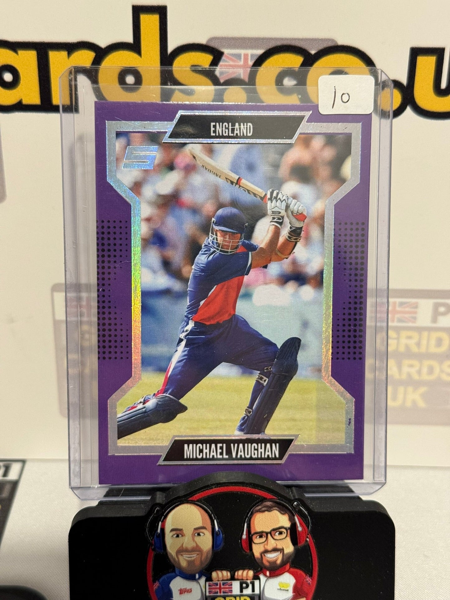 Michael Vaughan Base Purple - Sportsnection 2025 Cricket Card