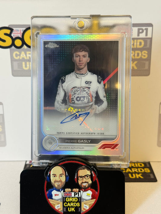 Pierre Gasly Auto - Topps F1 Chrome 2022