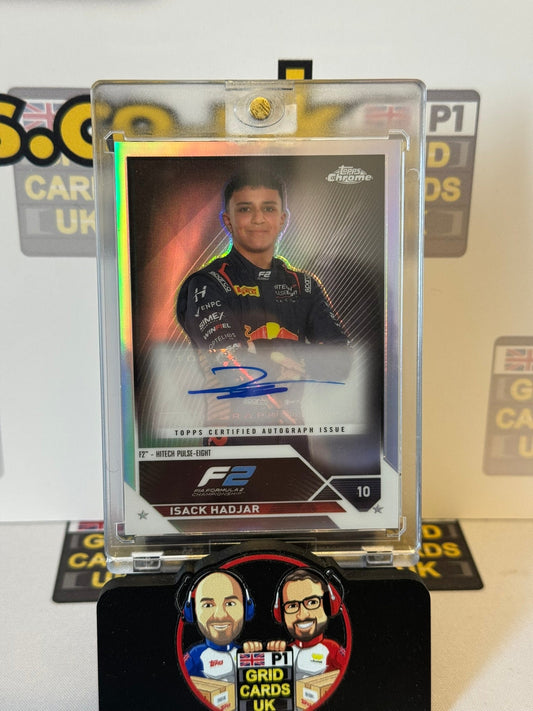 Isack Hadjar AUTO - Topps Chrome F1 2023